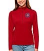 Color:Chicago Cubs Dark Red - Image 1 - Women's MLB National League Tribute Pullover