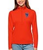 Color:New York Mets Mango - Image 1 - Women's MLB National League Tribute Pullover