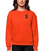 Color:San Francisco Giants Mango - Image 1 - Women's MLB National League Crew Sweatshirt