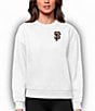 Color:San Francisco Giants White - Image 1 - Women's MLB National League Crew Sweatshirt