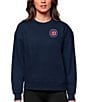 Color:Chicago Cubs Navy - Image 1 - Women's MLB National League Crew Sweatshirt