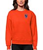 Color:New York Mets Mango - Image 1 - Women's MLB National League Crew Sweatshirt