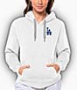 Color:Los Angeles Dodgers White - Image 1 - Women's MLB National League Hoodie