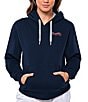 Color:Atlanta Braves Navy - Image 1 - Women's MLB National League Hoodie