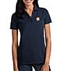 Color:Houston Astros Navy - Image 1 - Women's MLB Tribute Short-Sleeve Polo Shirt