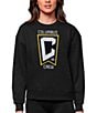 Color:Columbus Crew Black - Image 1 - Women's MLS Western Conference Crew Large Logo Sweatshirt