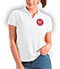 Color:Atlanta Hawks White - Image 1 - Women's NBA Eastern Conference Affluent Short-Sleeve Polo Shirt
