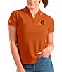 Color:Phoenix Suns Burnt Orange - Image 1 - Women's NBA Western Conference Affluent Short-Sleeve Polo Shirt
