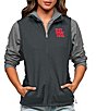Color:Houston Cougars Charcoal - Image 1 - Women's NCAA AAC Mock Neck Course Vest