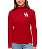 Antigua Women's NCAA AAC Tribute Quarter Zip Pullover, Color:Houston Cougars Dark Red - Image 1