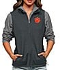 Color:Clemson Tigers Charcoal - Image 1 - Women's NCAA ACC Mock Neck Course Vest
