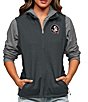Color:Florida State Seminoles Charcoal - Image 1 - Women's NCAA ACC Mock Neck Course Vest