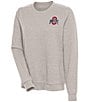 Color:Ohio State Oatmeal - Image 1 - Women's NCAA Big 10 Action Sweatshirt