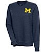 Color:Michigan Wolverines Navy - Image 1 - Women's NCAA Big 10 Action Sweatshirt