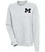Color:Michigan Wolverines Light Grey - Image 1 - Women's NCAA Big 10 Action Sweatshirt
