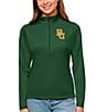 Color:Baylor Bears Dark Pine - Image 1 - Women's NCAA Big 12 Tribute Quarter Zip Pullover
