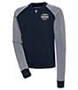 Color:Navy - Image 1 - Women's NCAA Michigan Wolverines 2023 National Champions Flier Bunker Sweatshirt