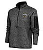 Color:Black Heather - Image 1 - Women's NCAA Michigan Wolverines 2023 National Champions Fortune Quarter-Zip Pullover
