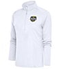 Color:White - Image 1 - Women's NCAA Michigan Wolverines 2023 National Champions Tribute Quarter-Zip Pullover