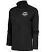 Color:Smoke - Image 1 - Women's NCAA Michigan Wolverines 2023 National Champions Tribute Quarter-Zip Pullover