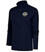Color:Navy - Image 1 - Women's NCAA Michigan Wolverines 2023 National Champions Tribute Quarter-Zip Pullover