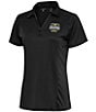 Color:Smoke - Image 1 - Women's NCAA Michigan Wolverines 2023 National Champions Tribute Short Sleeve Polo Shirt