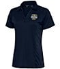 Color:Navy - Image 1 - Women's NCAA Michigan Wolverines 2023 National Champions Tribute Short Sleeve Polo Shirt