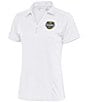 Color:White - Image 1 - Women's NCAA Michigan Wolverines 2023 National Champions Tribute Short Sleeve Polo Shirt