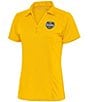 Color:Gold - Image 1 - Women's NCAA Michigan Wolverines 2023 National Champions Tribute Short Sleeve Polo Shirt