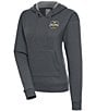 Color:Charcoal - Image 1 - Women's NCAA Michigan Wolverines 2023 National Champions Victory Fleece Hoodie