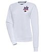 Color:White - Image 1 - Women's Super Bowl LVIII Kansas City Chiefs Champions Victory Crew Fleece Sweatshirt