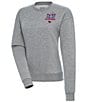 Color:Grey Heather - Image 1 - Women's Super Bowl LVIII Kansas City Chiefs Champions Victory Crew Fleece Sweatshirt