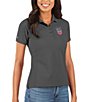 Color:Carbon - Image 1 - Women's USA Soccer Legacy Pique Short-Sleeve Polo Shirt