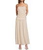 Antonio Melani Viola Drop Waist Square Neckline Maxi Dress - Image 1