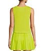 Color:Lime Green - Image 2 - Active Challenger Crop Tank Top