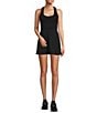 Antonio Melani Active Tennis Courtside Built-In Short Mini Dress, Color:Black - Image 1