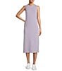Antonio Melani Active Crew Neck Sleeveless Midi Sweater Dress, Color:Lavender - Image 1
