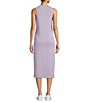 Antonio Melani Active Crew Neck Sleeveless Midi Sweater Dress, Color:Lavender - Image 2