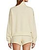 Antonio Melani Active Tencel Stand Collar Quarter Zip Long Sleeve Coordinating Sweatshirt - Image 2