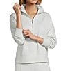 Antonio Melani Active Coordinating Collar Neck Half Zip Sweatshirt - Image 1