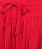 Antonio Melani Active Jersey Mid-Rise Flutter Shorts, Color:Scarlet - Image 4