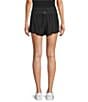 Antonio Melani Active Jersey Mid-Rise Flutter Shorts, Color:Black - Image 2