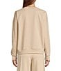 Antonio Melani Active Jet Lagged Crew Neck Long Sleeve Sweatshirt, Color:Sand - Image 2