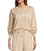 Antonio Melani Active Jet Lagged Crew Neck Long Sleeve Sweatshirt, Color:Sand - Image 3