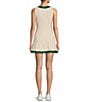 Color:Vanilla/Green - Image 2 - Active On-The-Line Tennis Built-In Short Mini Dress
