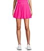 Color:Bright Pink - Image 1 - Active Perfect Swing Pleated Tennis High Rise Mini Skirt