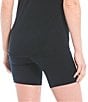 Antonio Melani Active Power 6#double; High Waisted Side Pocket Coordinating Bike Shorts, Color:Black - Image 5