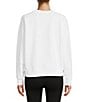 Antonio Melani Active Pullover French Terry Tennis Sweatshirt, Color:Ivory - Image 2
