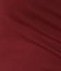 Antonio Melani Active Ruched Crew Neck Long Sleeve Fitted Coordinating Crop Top, Color:Burgundy - Image 4