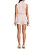 Antonio Melani Active Sleeveless Collared Neckline Romper - Image 5